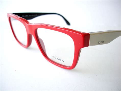 prada eyeglass frames 2019 red|prada red glasses frames.